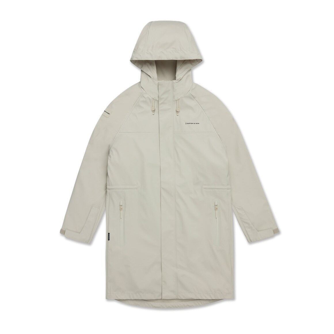 Kpten & Son Everyday Rain Jacket Long Sandstone